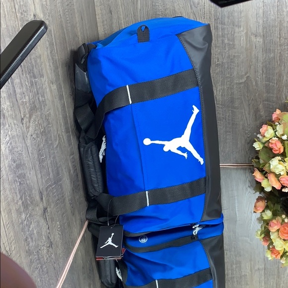 Nike Bags Nwt Nike Air Jordan Elemental Duffle Bag Bluebl Poshmark